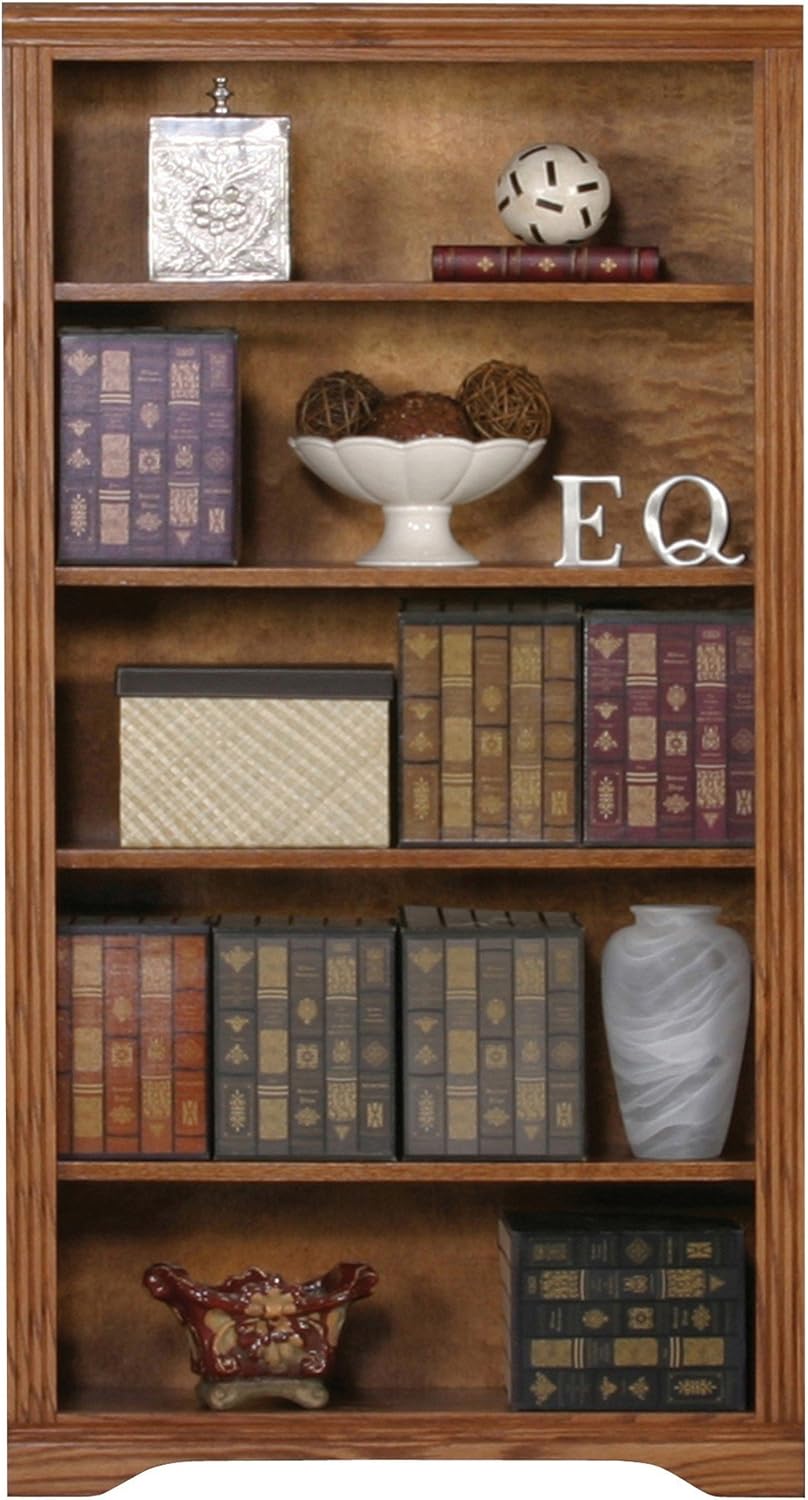 84 Open Bookcase Concord Cherry Finish V3906