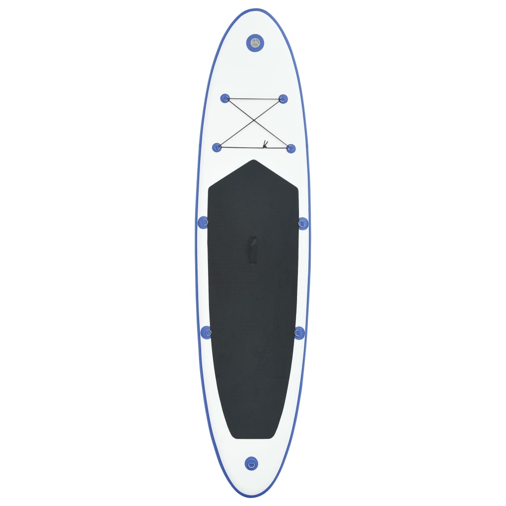 Blue and White Inflatable Paddle Board Set I225073