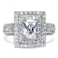 Simulated Diamond Engagement Ring Size 7 U383