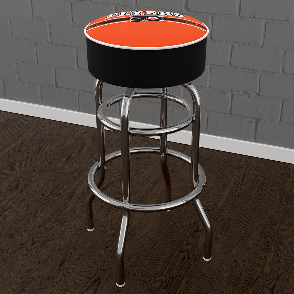 Philadelphia Flyers Logo Bar Stool with Padded Seat U240