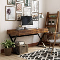 Black Metal 3 Drawer Desk Y15643