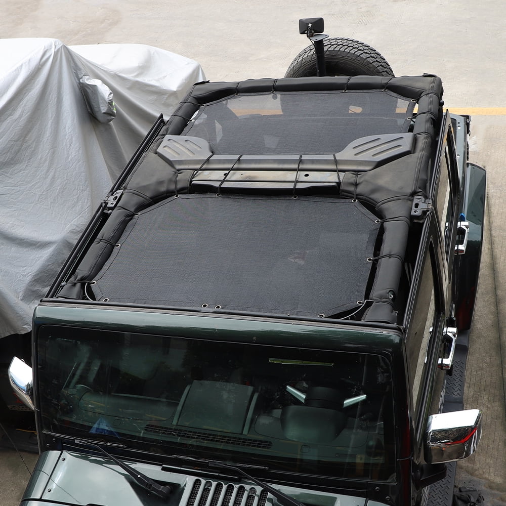 Black Sunshade for Jeep Wrangler JK 4 Doors S59279