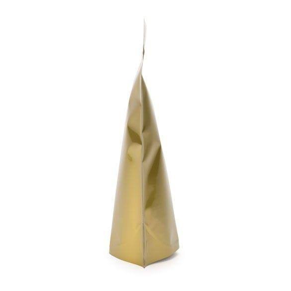 Gold Metallized Mylar Zipper Pouch 500 Count O388