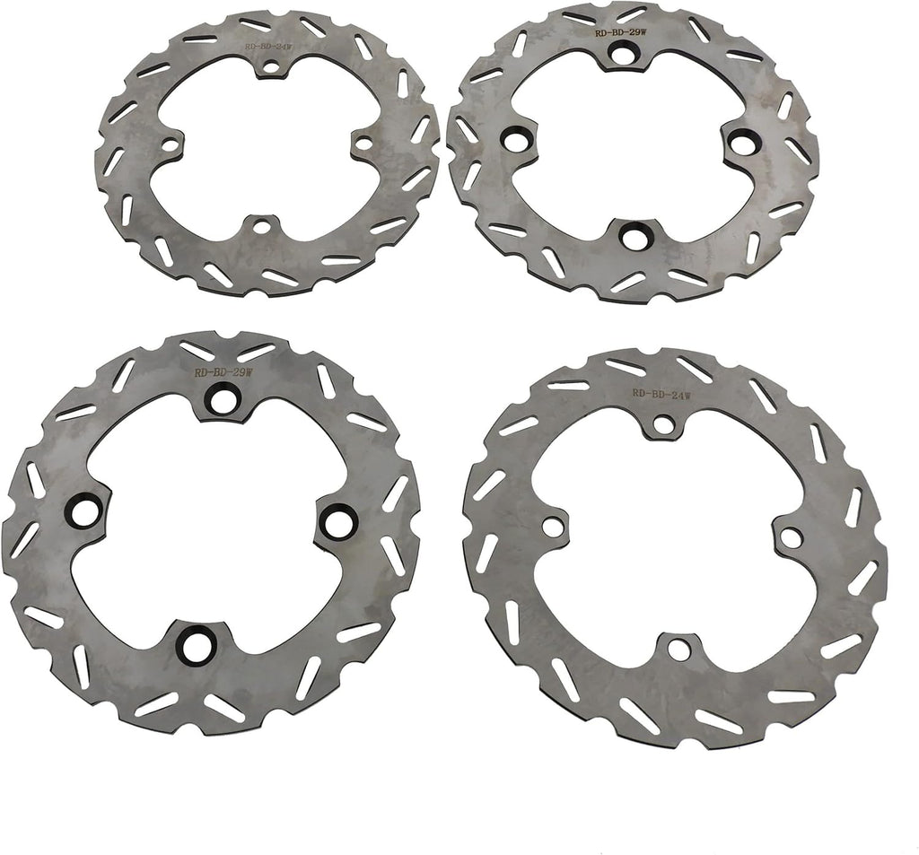 Front & Rear Brake Rotors & Brake Pads for Polaris Ranger 800 C29842