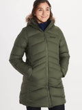 Women's Montreal Hooded Faux-Fur-Trim Coat XS Nori Green Z601514