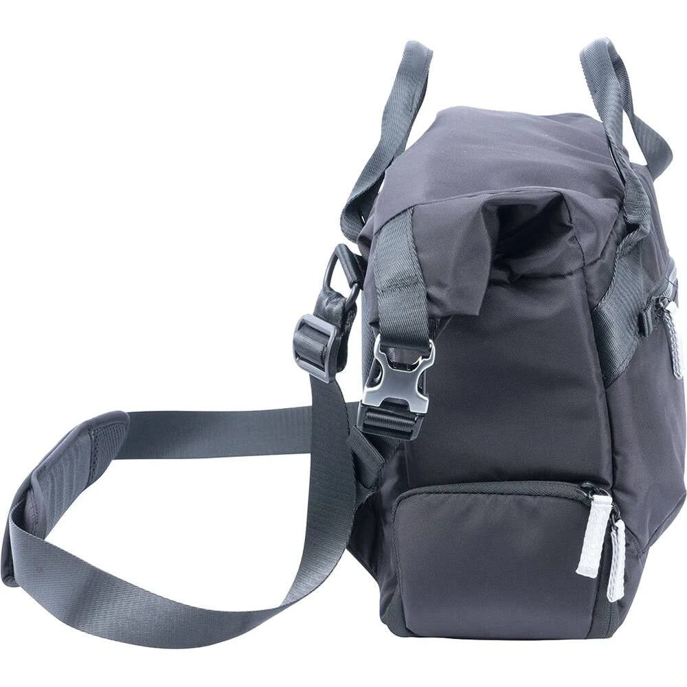 Black Slim Rolltop Shoulder Bag R513064