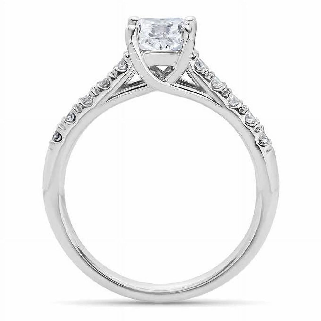 14k White Gold Lab Grown Diamond Engagement Ring M1070