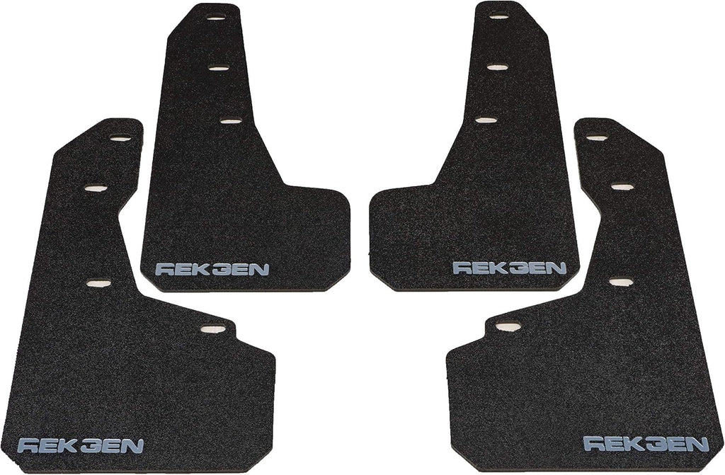 Red Mud Flaps with Mounting Hardware T147
