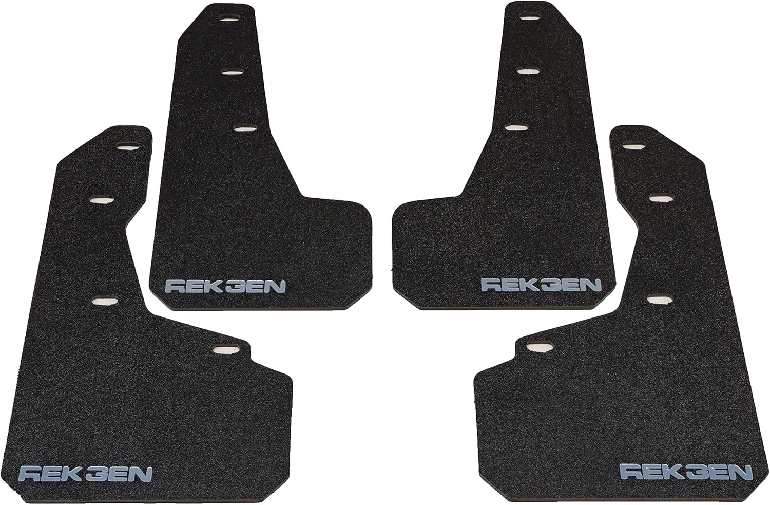 Red Mud Flaps with Mounting Hardware T147