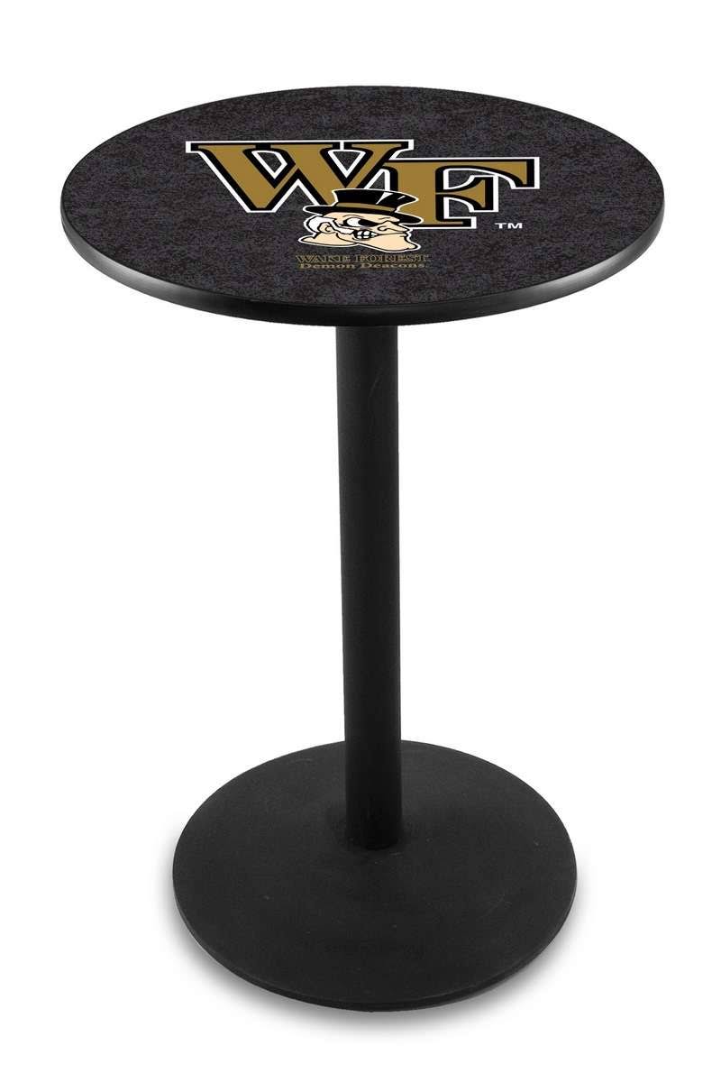 Black Wrinkle Pub Table 36 inch B898