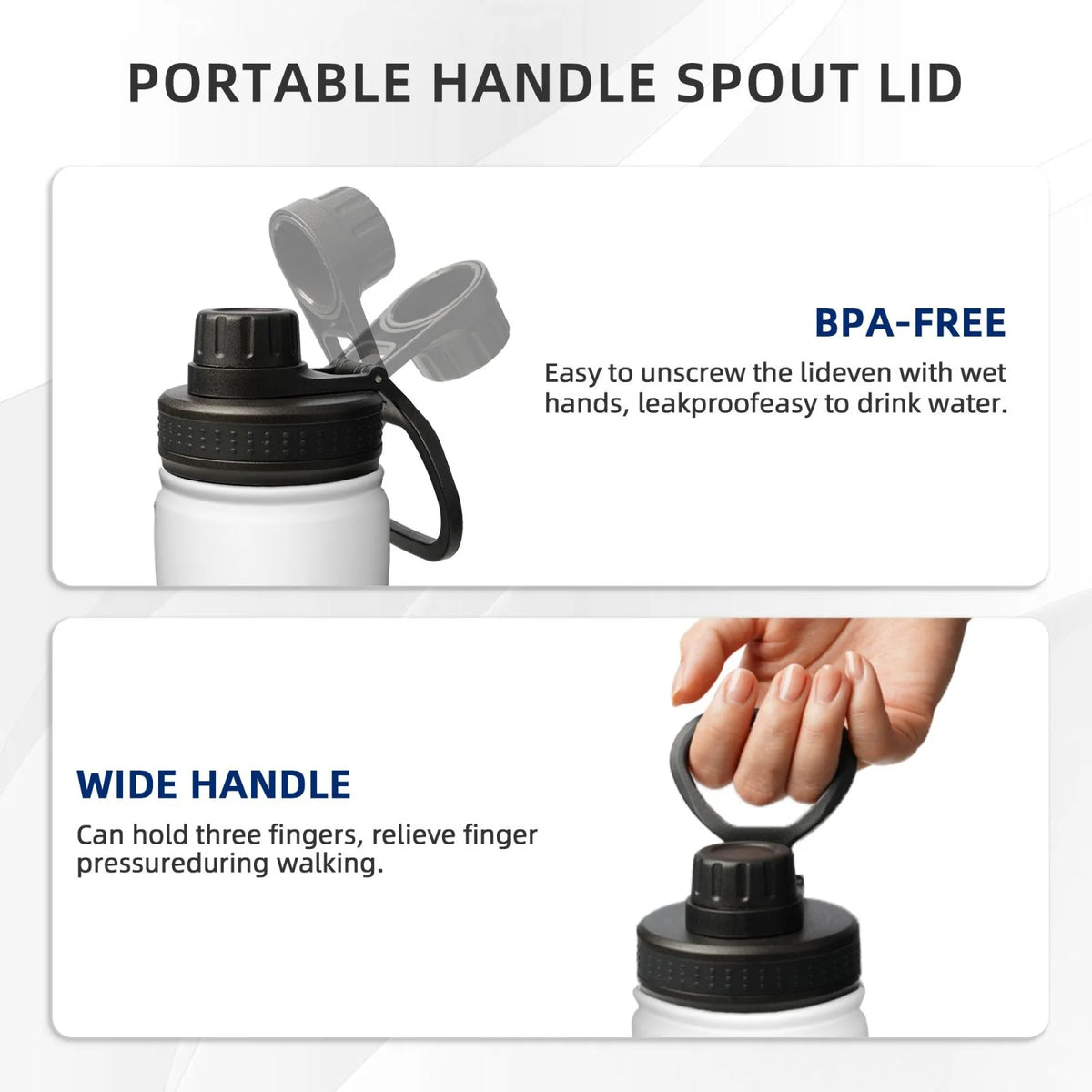 18OZ Stainless Steel Insulated Water Bottle V240