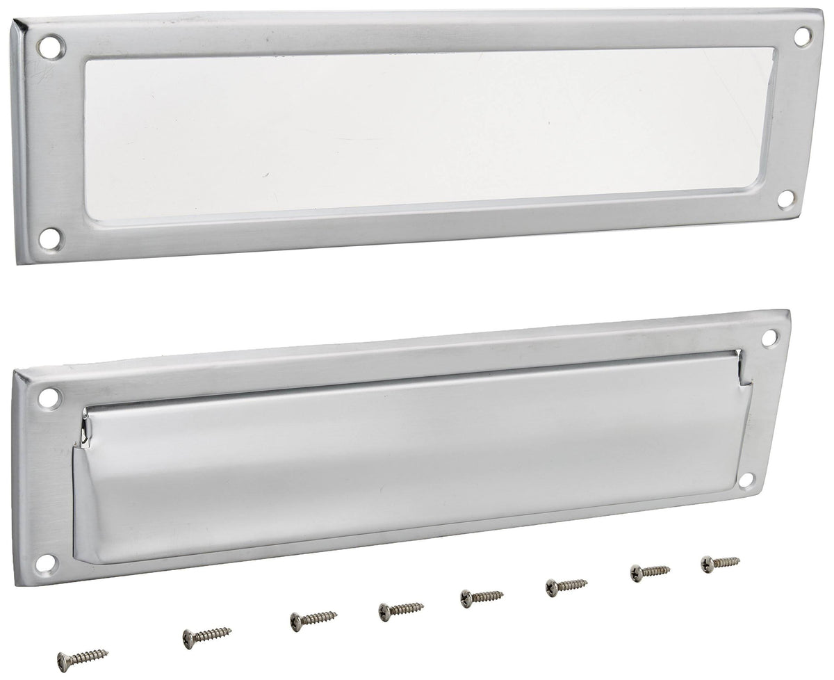 Satin Chrome Mail Slot F220016