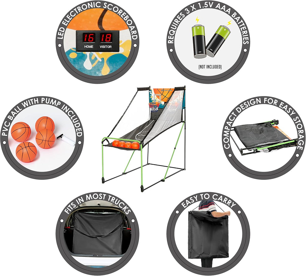 Black Basketball Arcade Game A775428