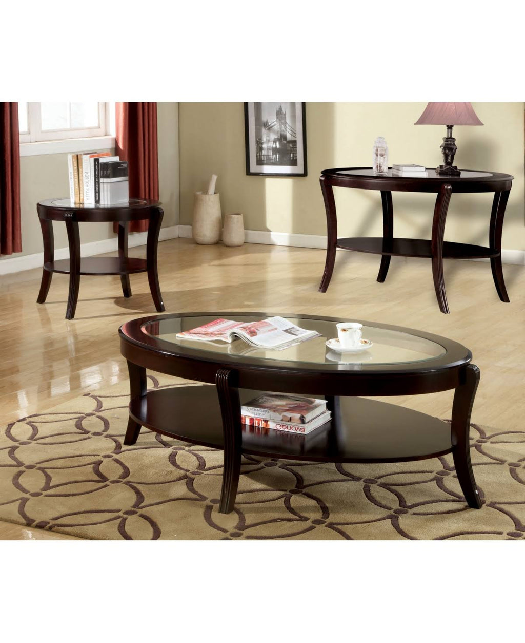 Espresso End Table N230419