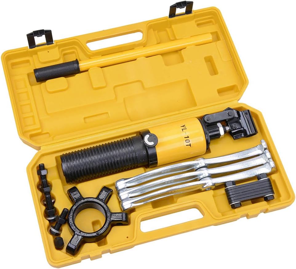 3-Jaw Hydraulic Gear Puller Set 10 Ton with Case Z214