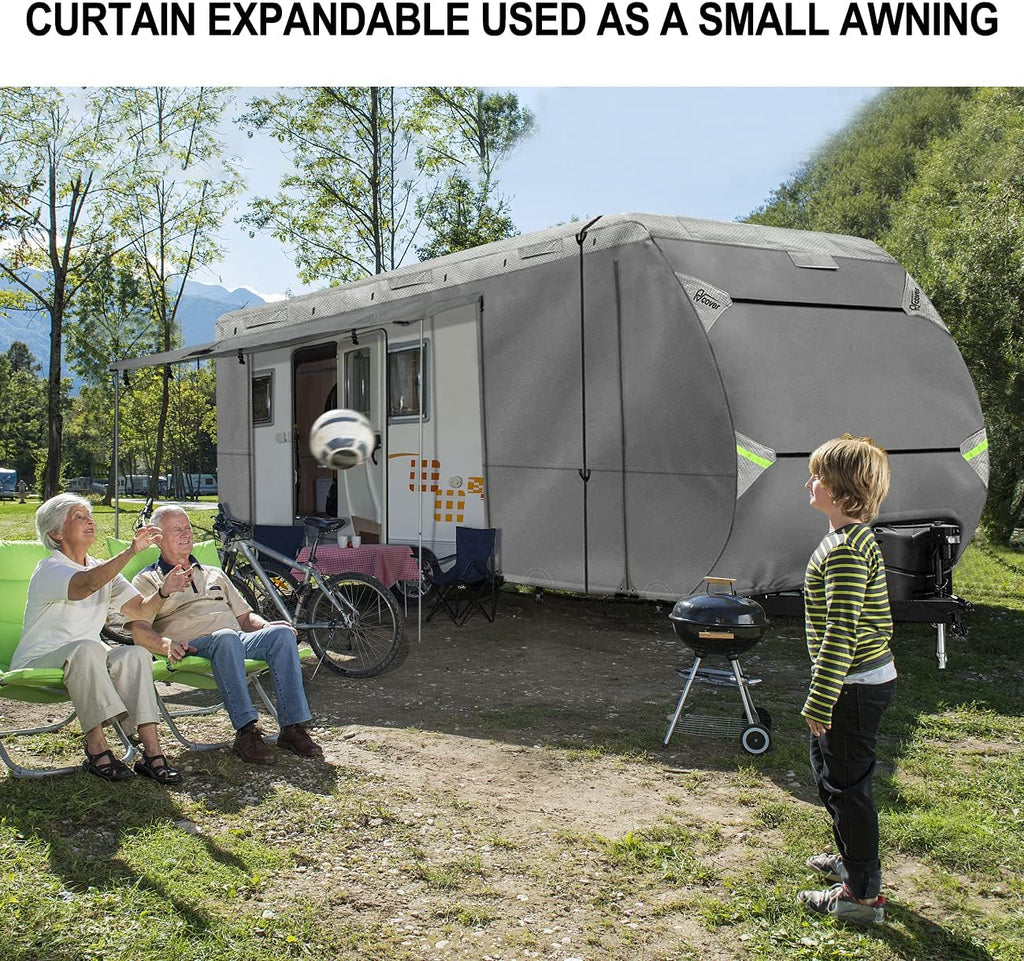 Non-Woven Fabric Waterproof RV Cover Fits 18’ - 20’ TT D837