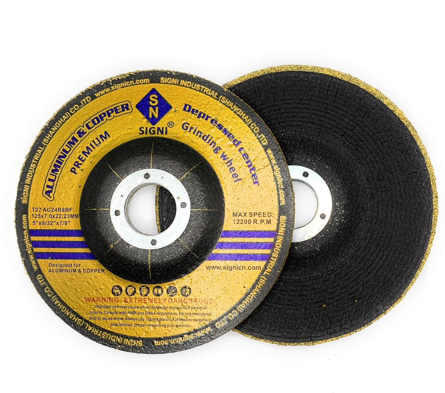 Aluminum Grinding Wheel 5 inch 10 Pack N325922