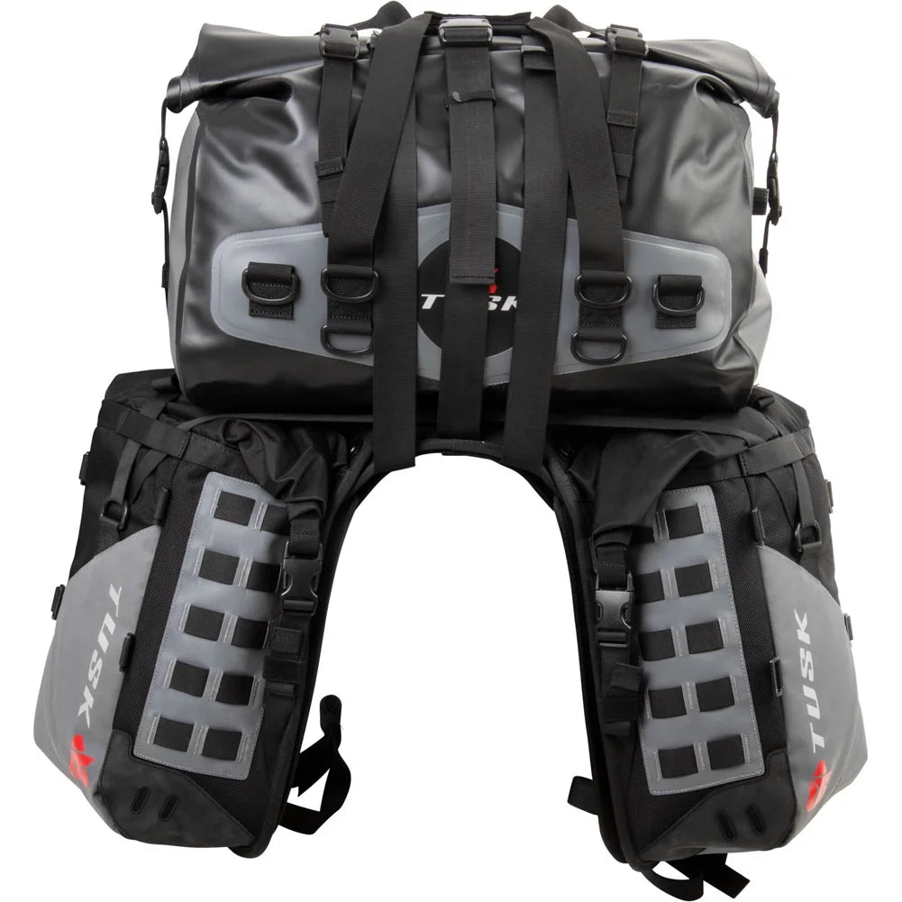 Rackless Luggage System with Medium Dry Duffel Tail Bag Standard Heat Shield S280279
