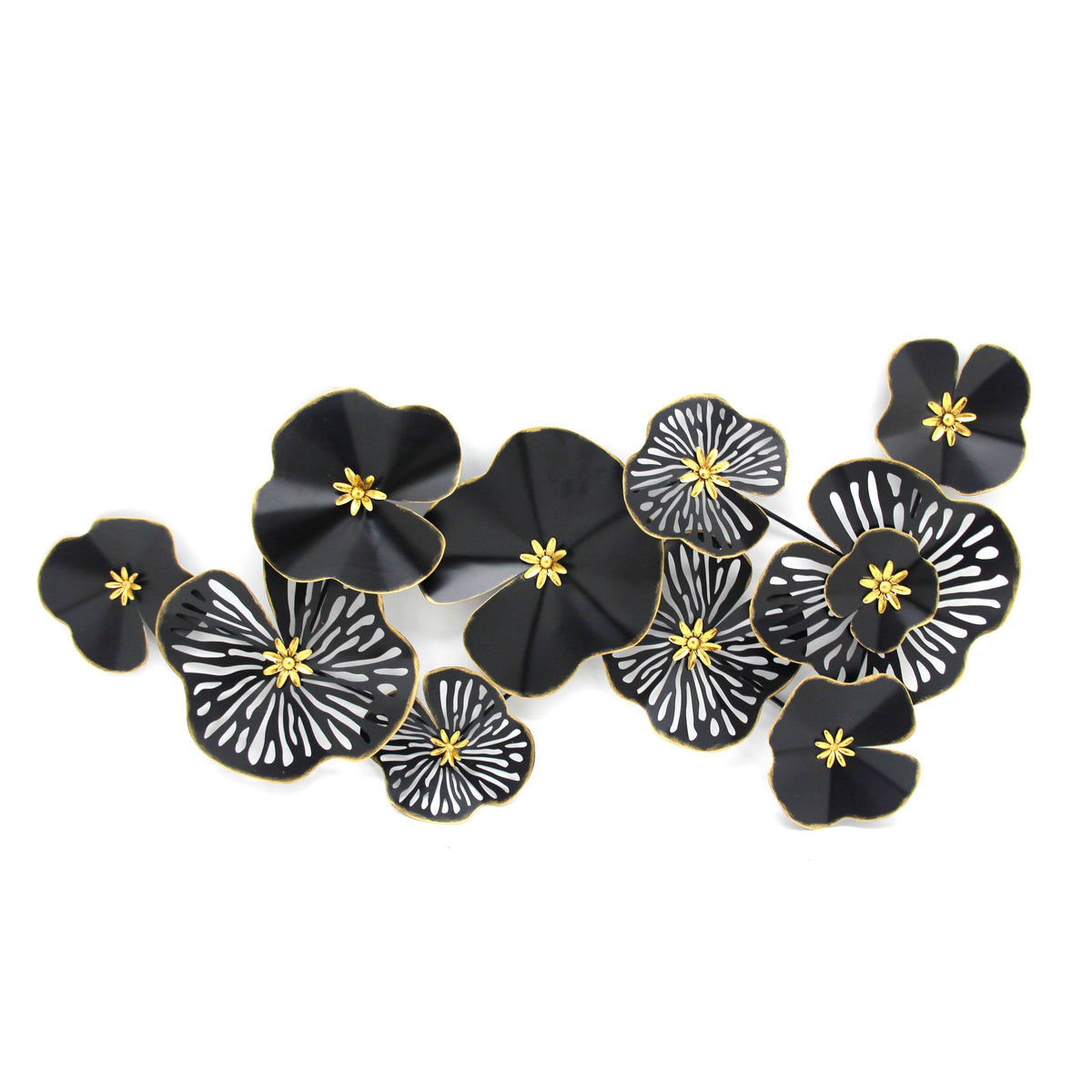Black Floral Wall Decor H6860
