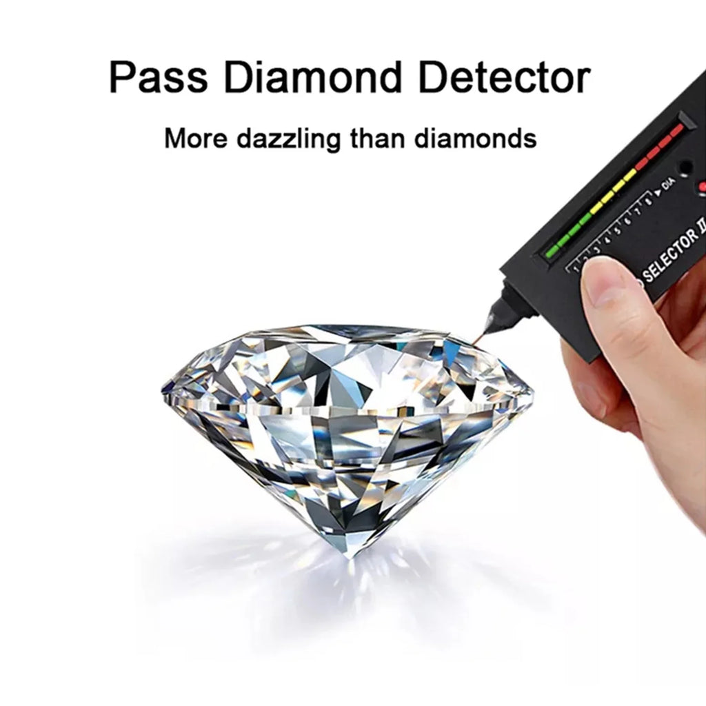 5ct Round Cut Moissanite Engagement Rings D Color VVS1 with Certificate F5887