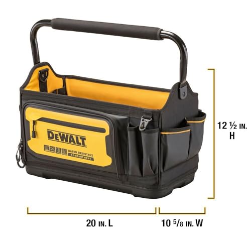 Water Resistant Hard Bottom 20-inch Tool Tote C284