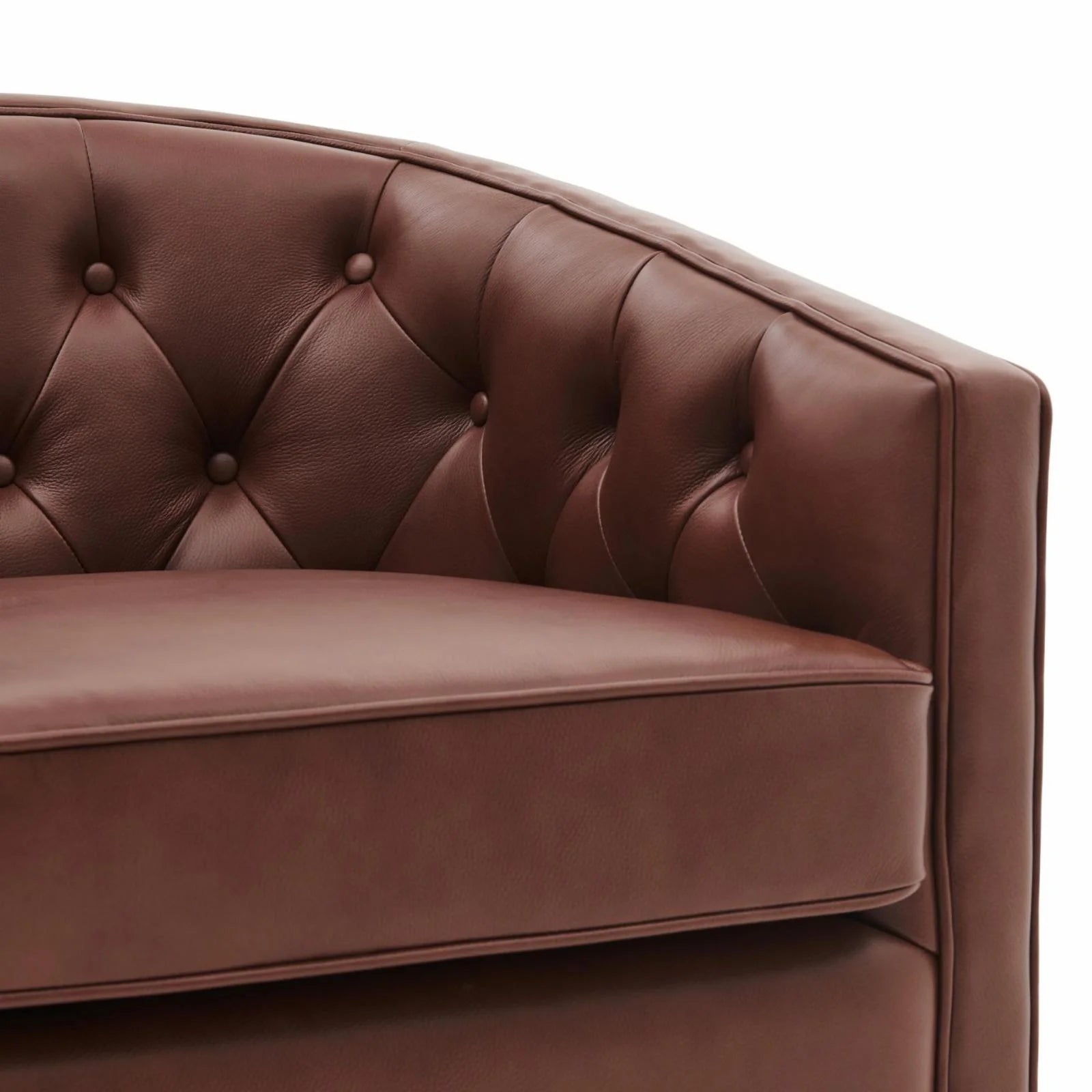 Top Grain Leather Swivel Chair D883012