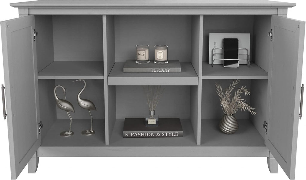 Cape Cod Gray Accent Cabinet with Doors E65399