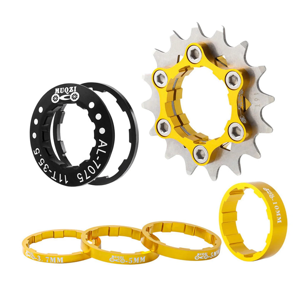 16T Single Cog Set Aluminum Alloy Freewheel Gear for Mountain Bike Hubs BMX I449265