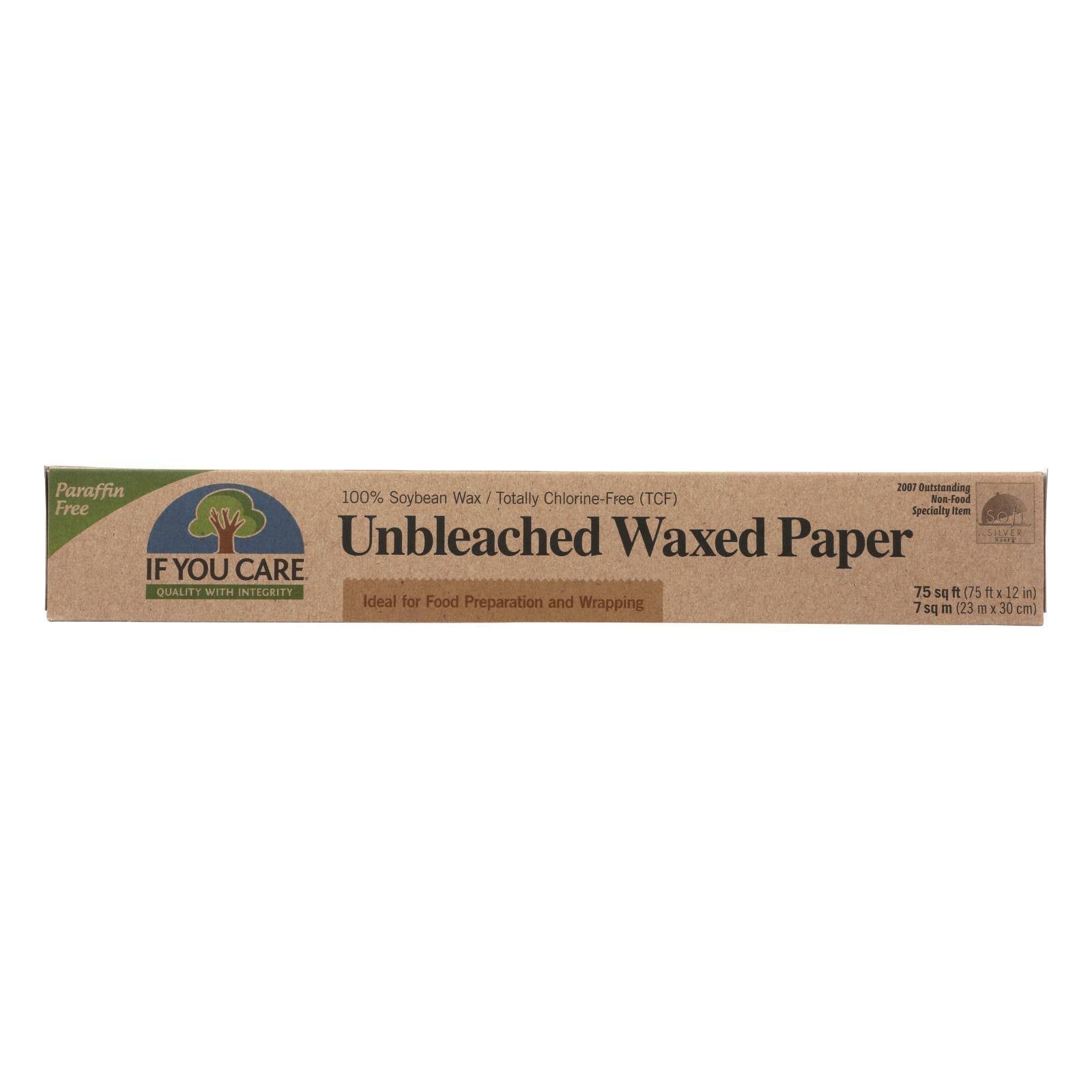 Waxed Paper Natural, Case of 12, 75 Sq. ft. U554421