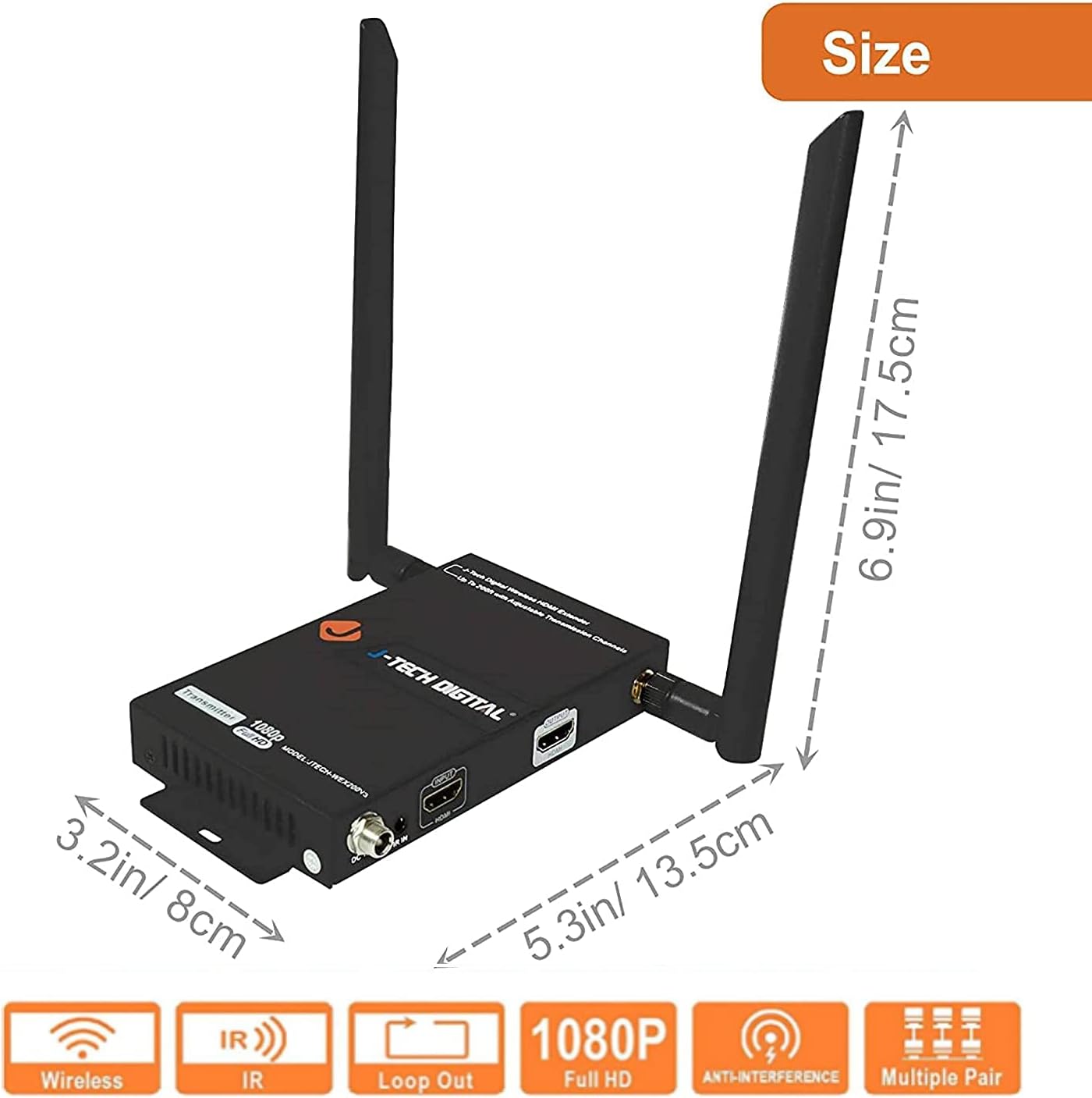 Wireless HDMI Extender Receiver Only G3792
