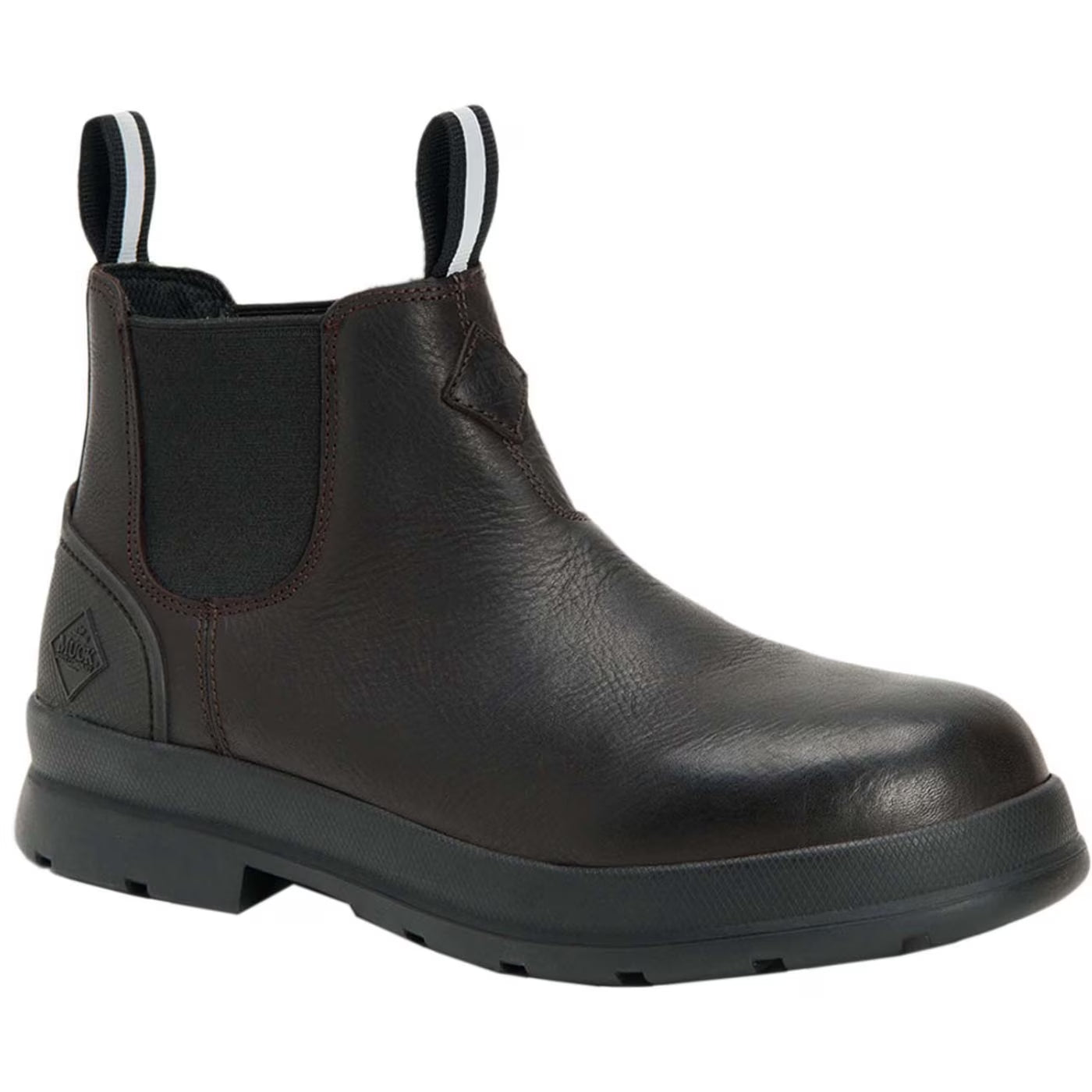 Black Coffee Leather Chelsea Boots C320981