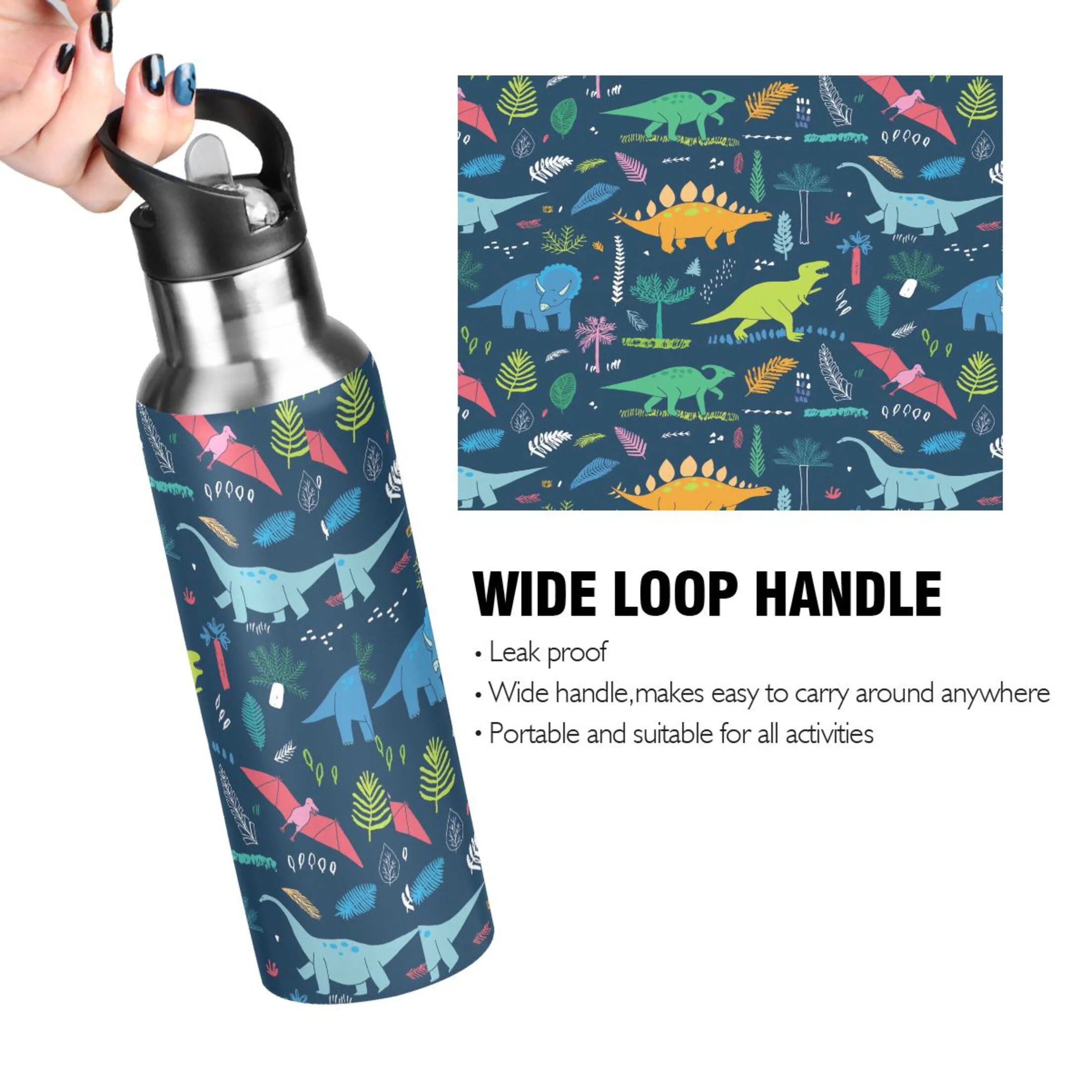 Stainless Steel Water Bottle with Straw Lid Vacuum Insulated 20 OZ Z9600