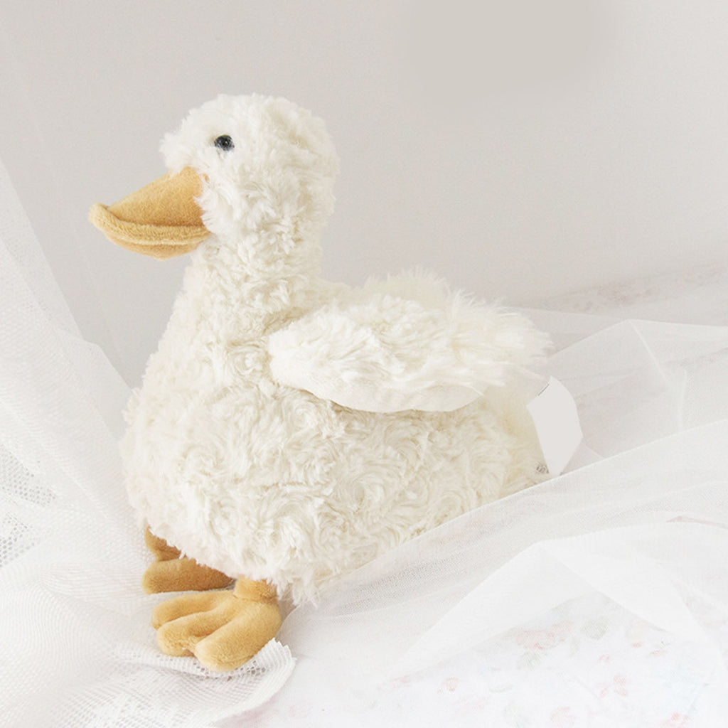 7.8in Fluffy Duck Plush Toy with PP Cotton Filling V555