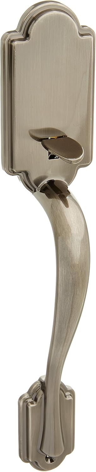 Antique Nickel Finish Dummy Exterior Handleset E120627