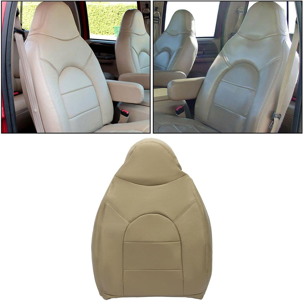 Genuine Leather Seat Cover in Medium Parchment Tan C469038