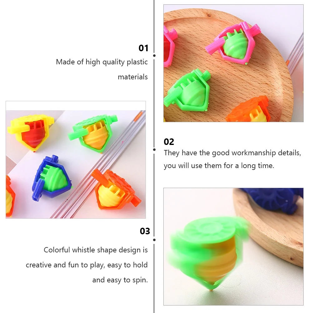 20 Pcs Plastic Peg-Top Toy R233