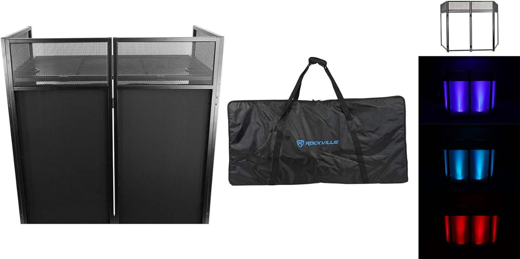 White Metal Frame Booth with Travel Bag and Scrim G29966