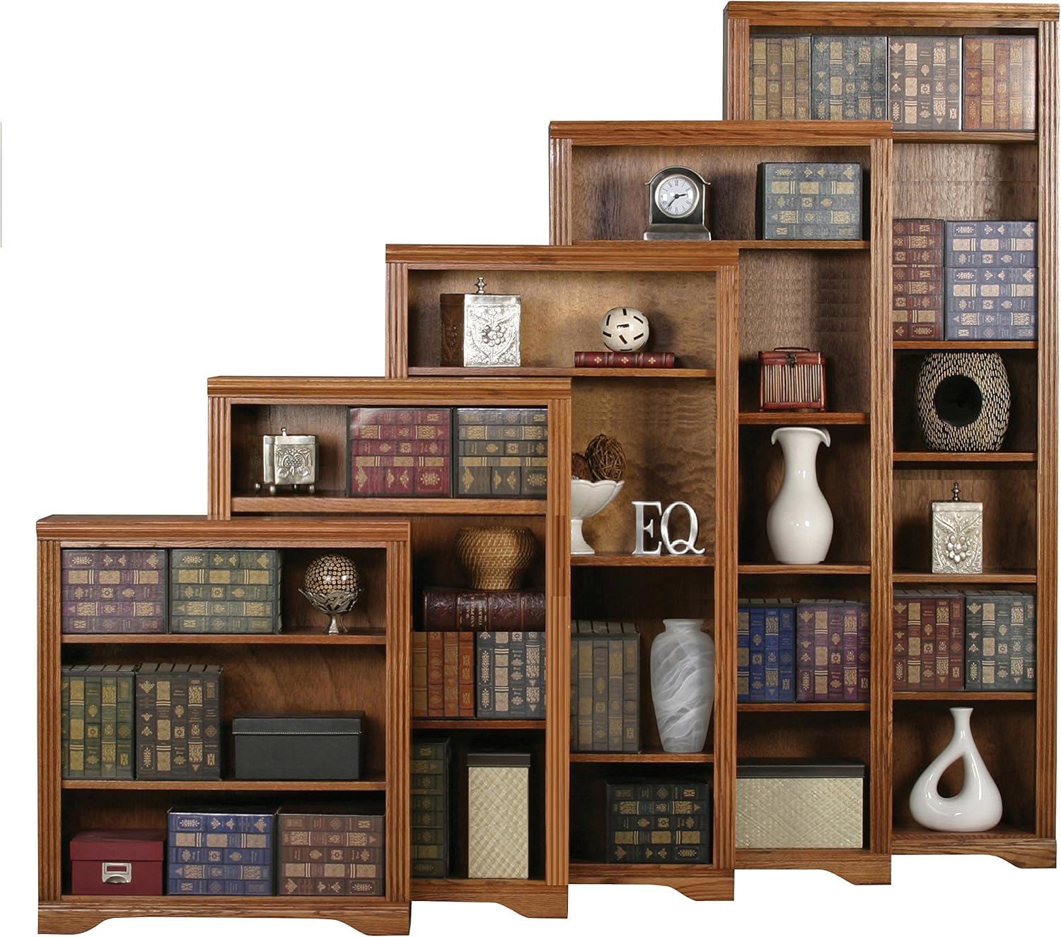 84 Open Bookcase Concord Cherry Finish V3906