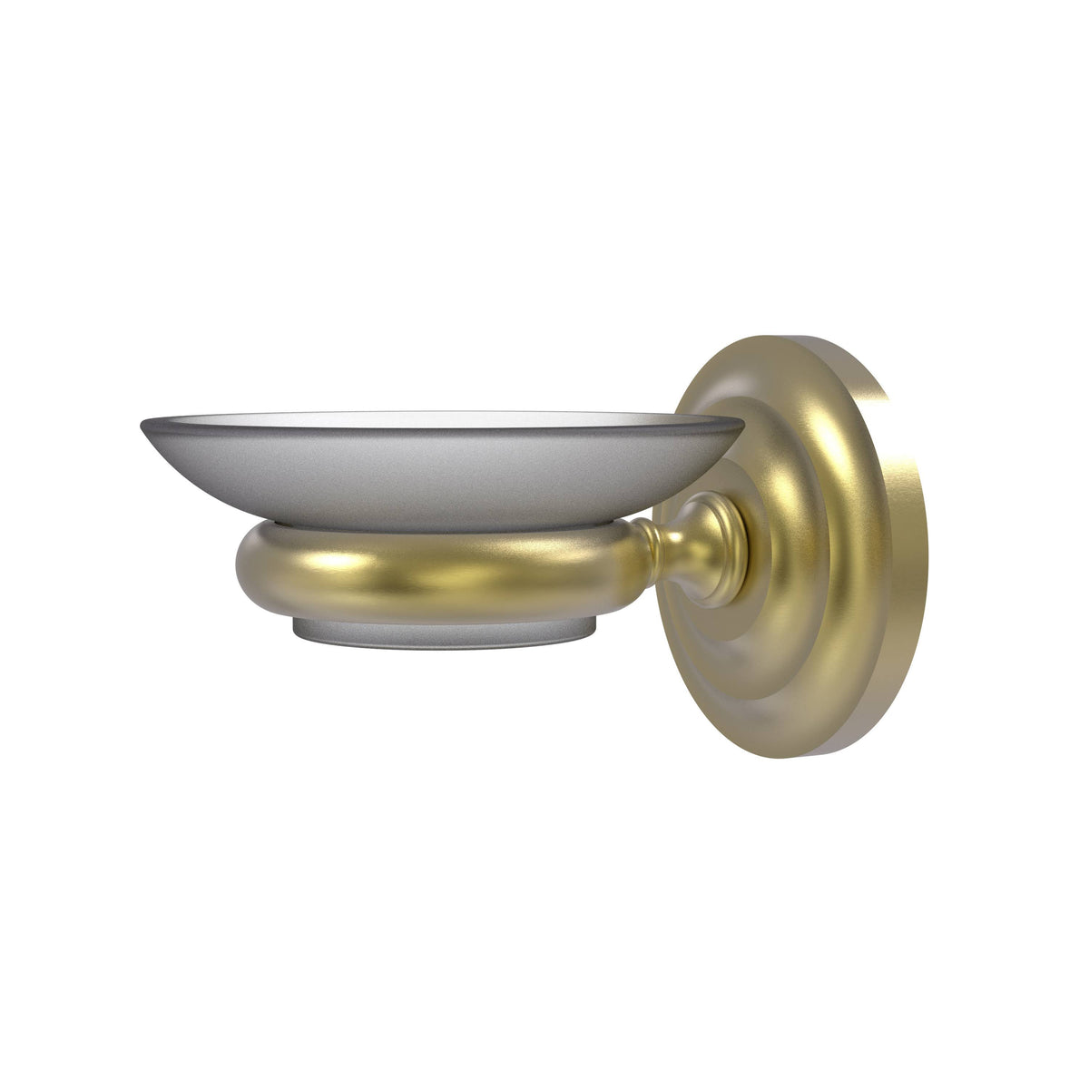Satin Brass Wall Mounted Soap Dish Q288