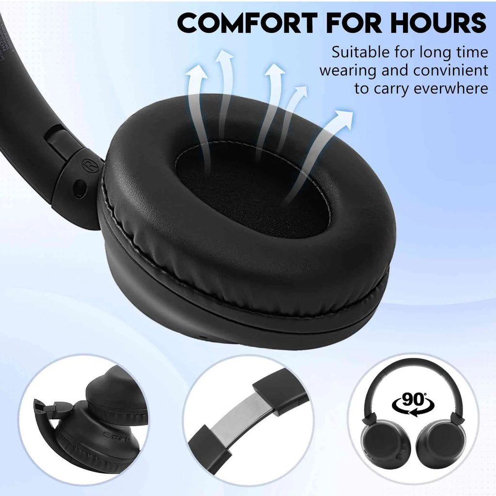 Wireless Bluetooth Over The Ear Headphones with Mic V2699