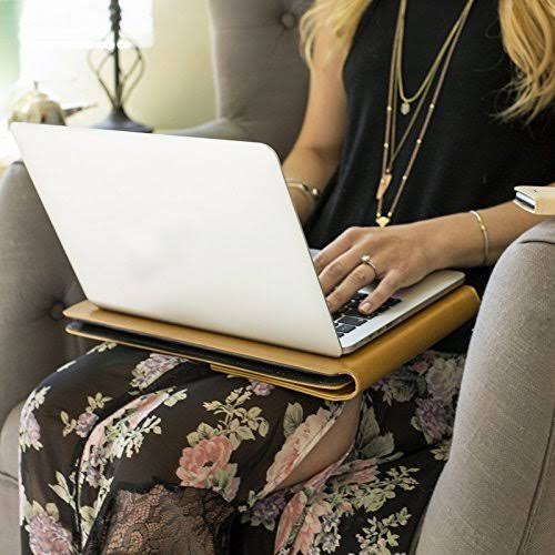 Tan Laptop Lap Desk with Mouse Pad and Case F263854