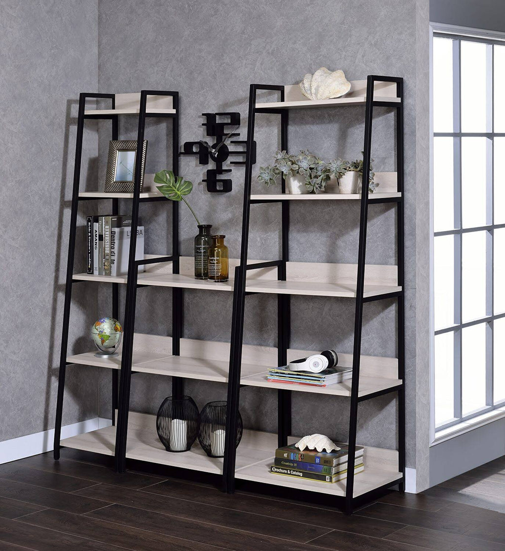 Natural & Black Desk C8923