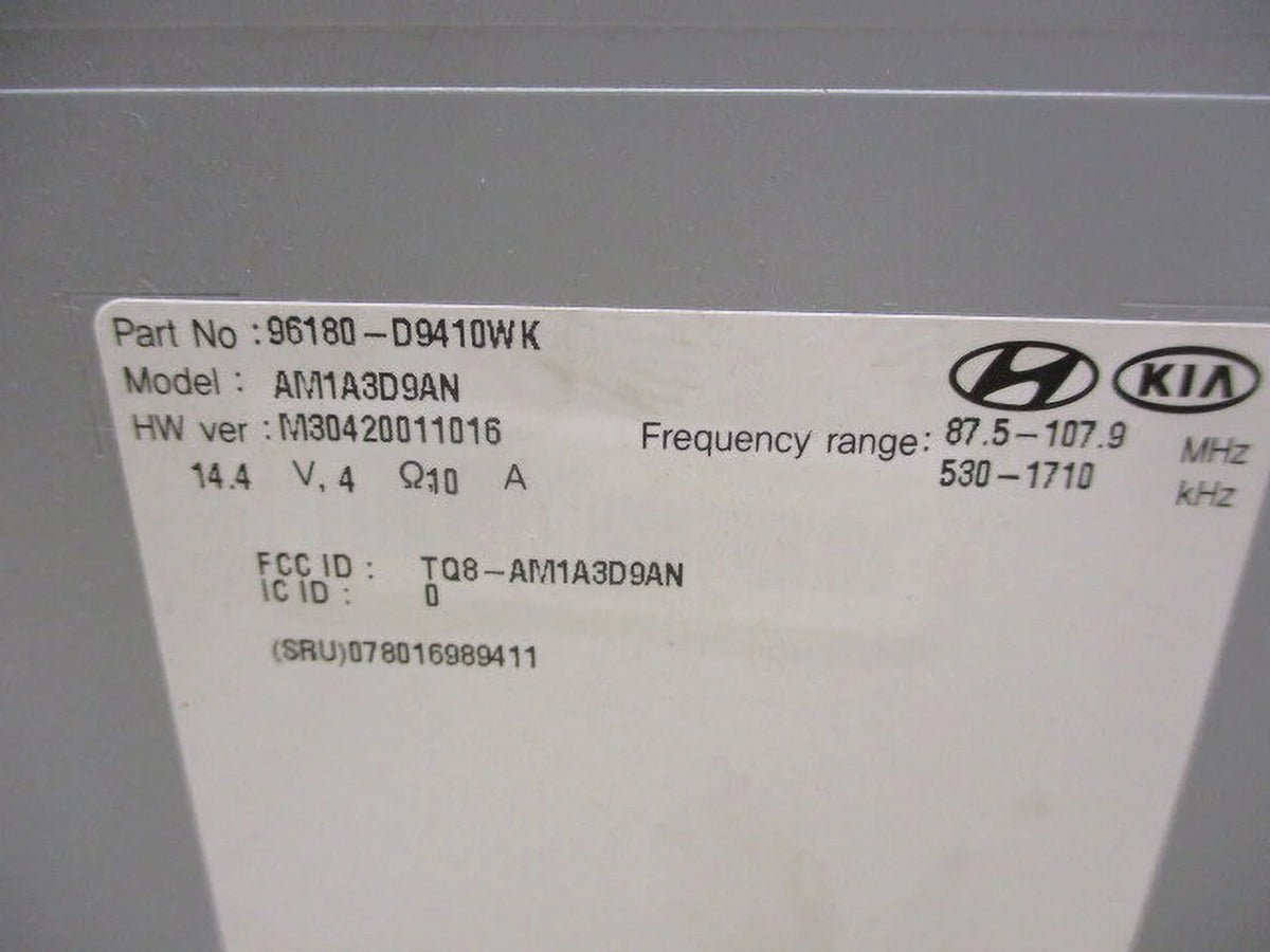 Pre-Owned Kia Sportage Radio Receiver OEM J5361