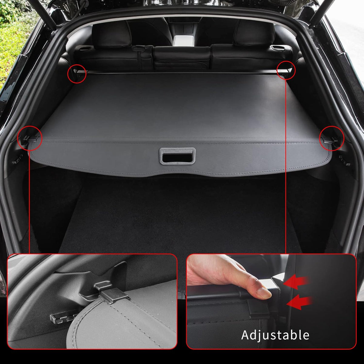 Retractable Cargo Cover for Tesla Model Y T34798