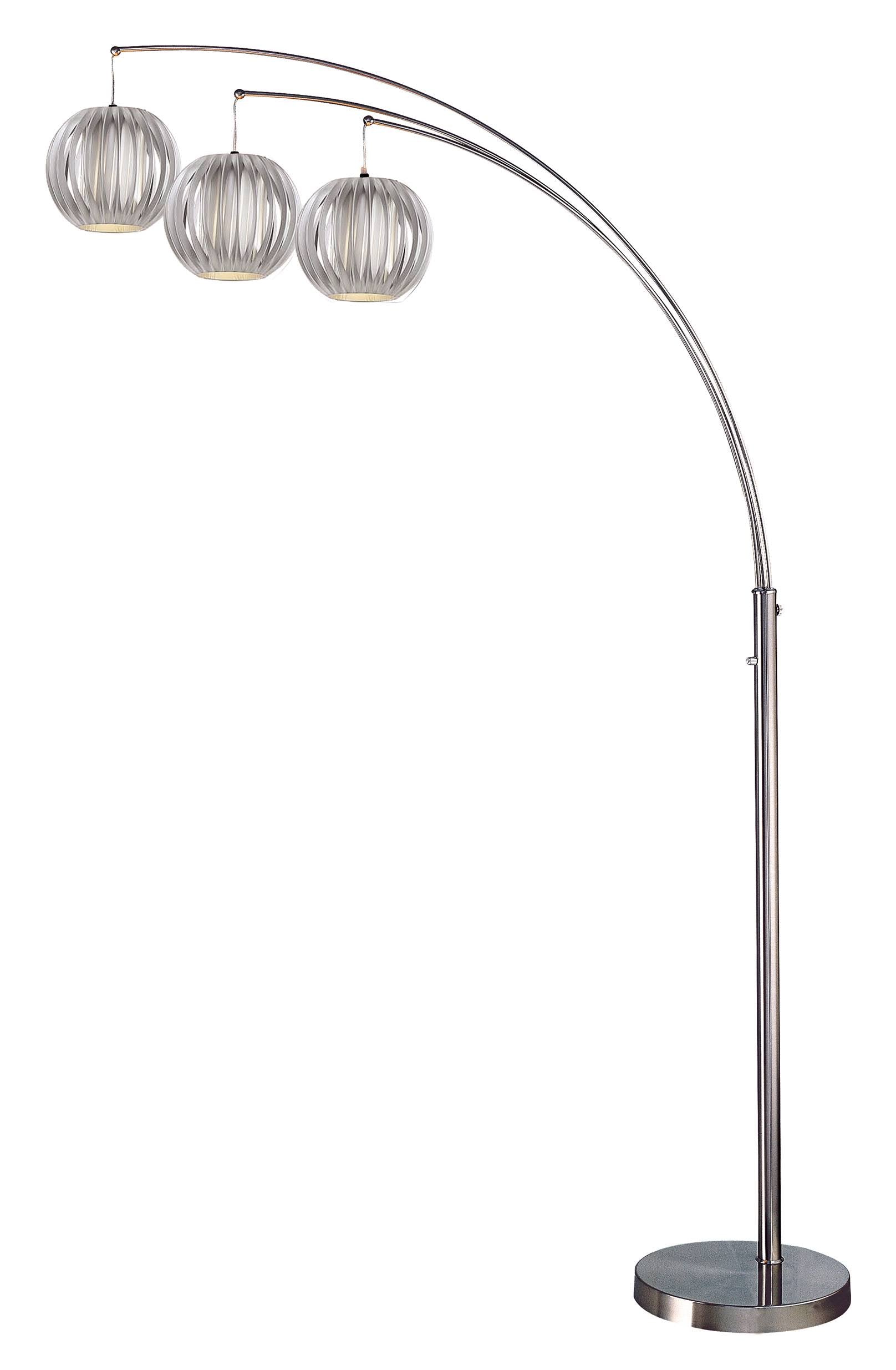3-Light Floor Arch Lamp L20322