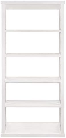 White 5 Shelf Bookcase F58382