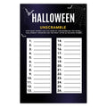 Halloween Party Game Cards, Bats & Spiders Themed, Pk-24 S974535