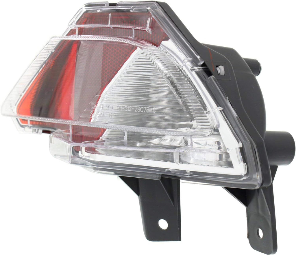 Tail Light Set of 2 Clear Red Lens Halogen H926513