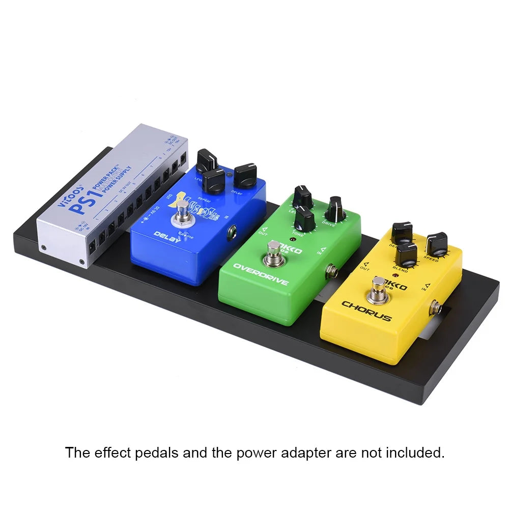 Aluminum Alloy Guitar Pedal Board with Carrying Bag Q96794