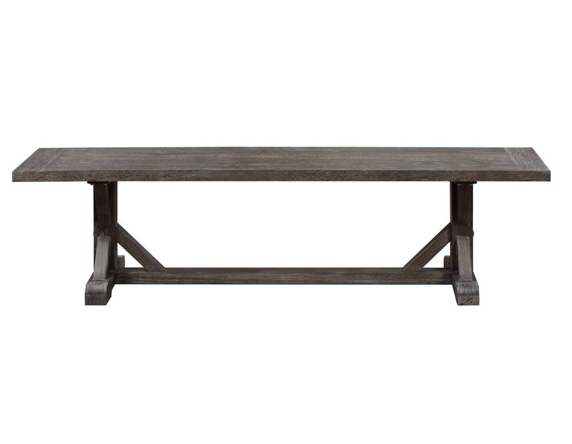 Charcoal Gray Dining Bench F49831